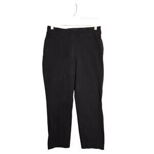 Spanx On The Go Cropped Slim Straight Pants Navy Size S Petite Classic Preppy